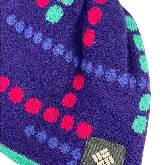 Columbia infant baby girl’s reversible, stretch knit beanie toboggan hat - Picture 4 of 6